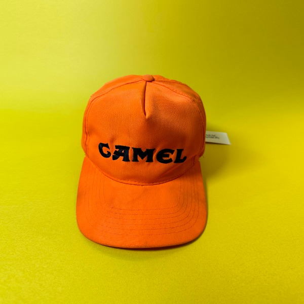 [매니악 빈티지] MANIAC VINTAGE _ Vintage Camel Cigarettes SnapBack Orange Hat