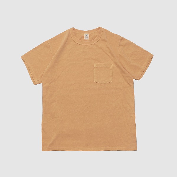 [벨바쉰]VELVA SHEEN_피그먼트 포켓 티셔츠_ Pigment Pocket T-Shirt  / APRICOT